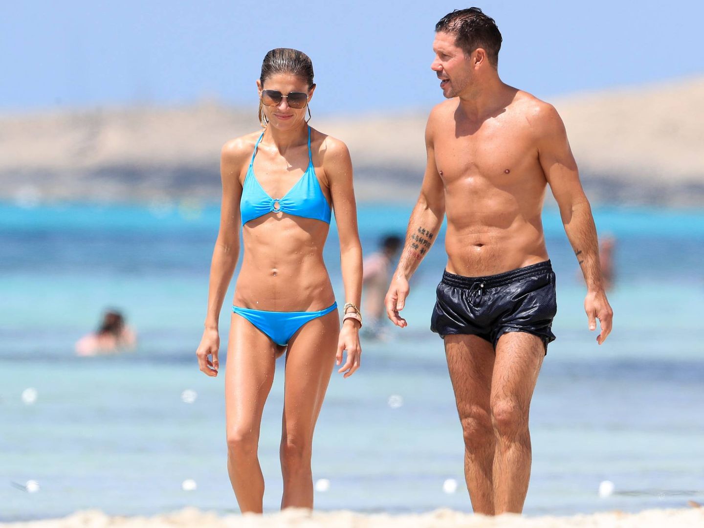 La pareja, durante sus vacaciones en Ibiza este verano. (Cordon Press)