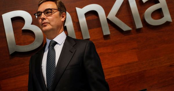Foto: El consejero delegado de Bankia, José Sevilla, en la presentación de los resultados de 2017. (Reuters)