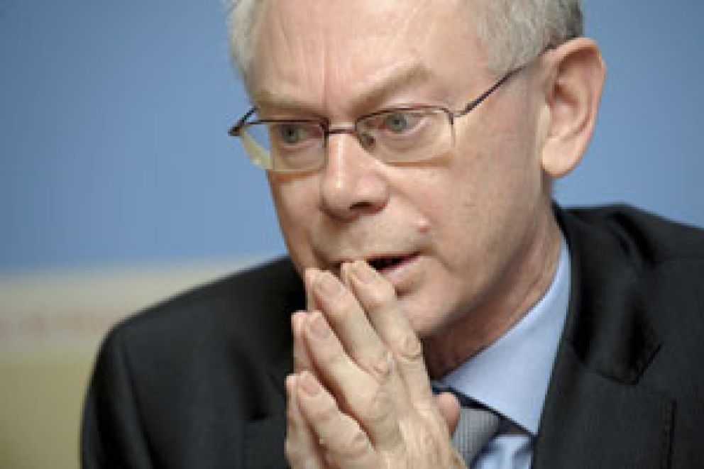 Foto: Rompuy anuncia un acuerdo para salir al rescate de Grecia