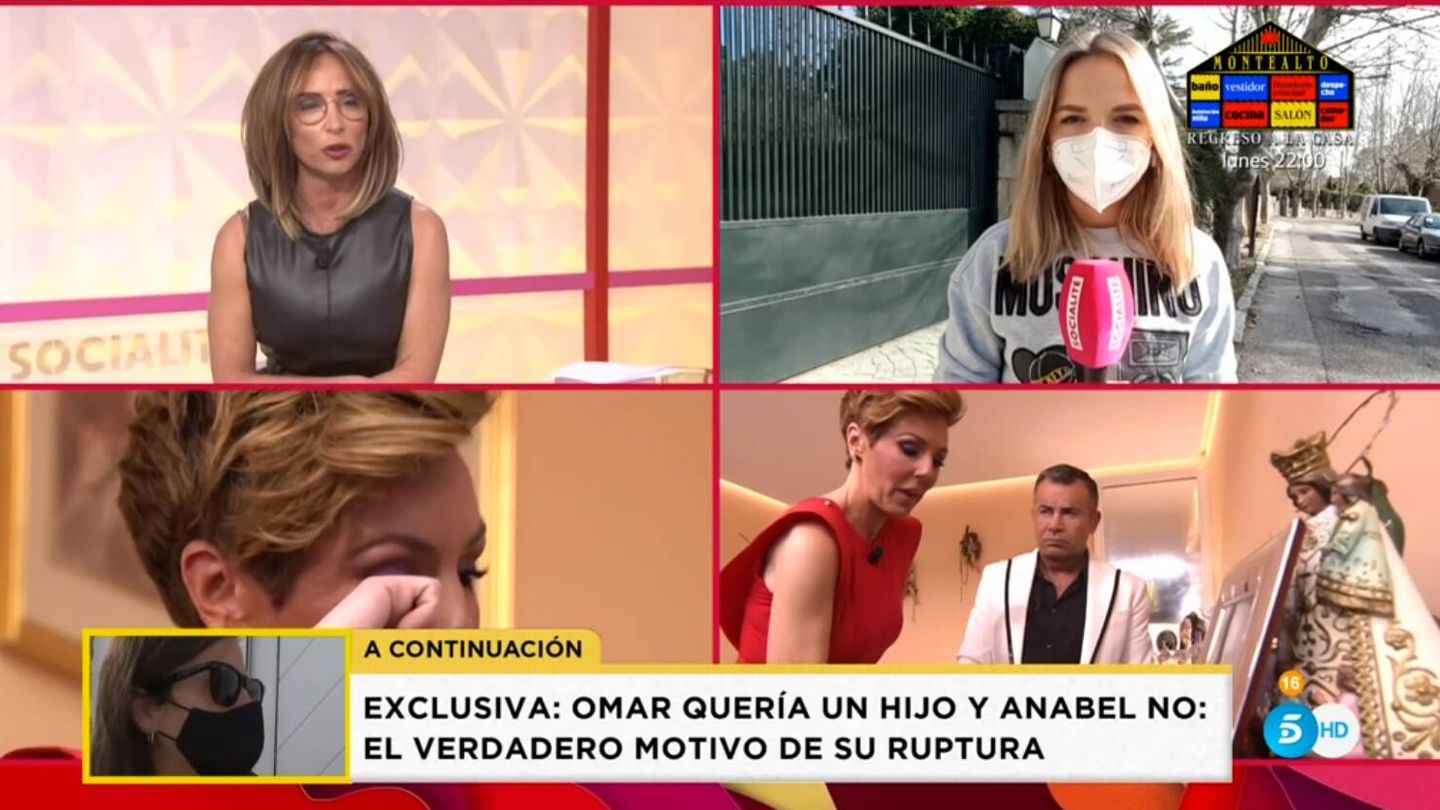 María Patiño en 'Socialité'. (Mediaset España)