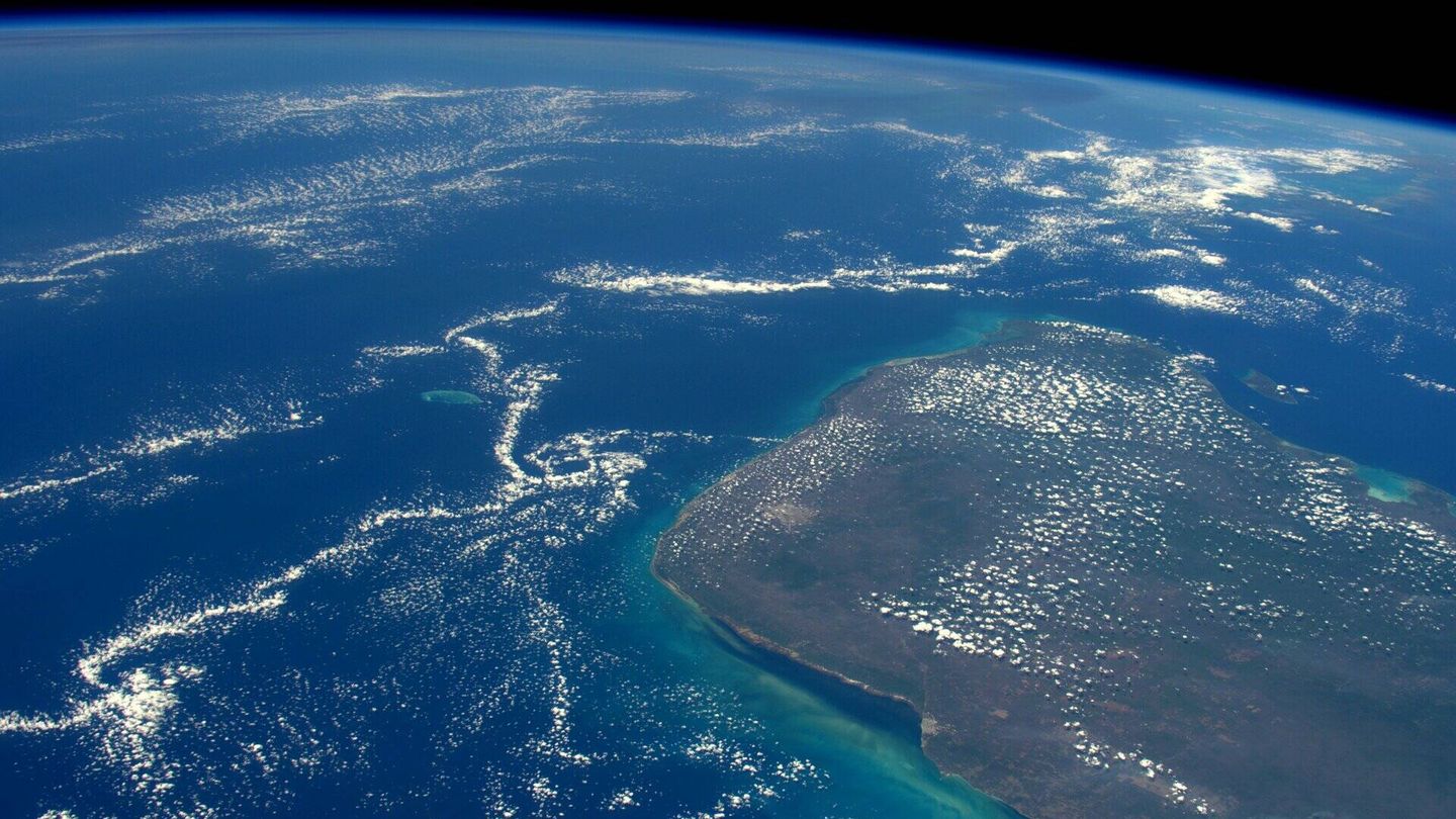 El crater del Chicxulub está en la costa de la península de Yucatán, en Mexico. (ESA) 