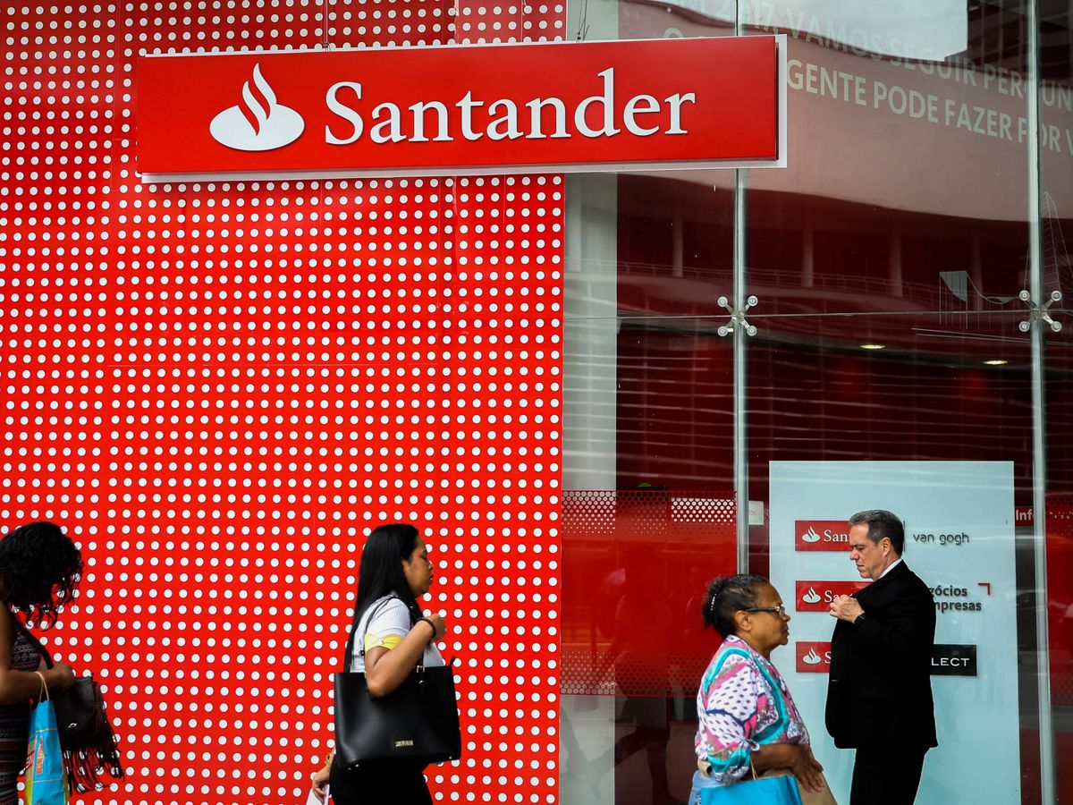 Foto: Sucursal del Banco Santander. (EFE)