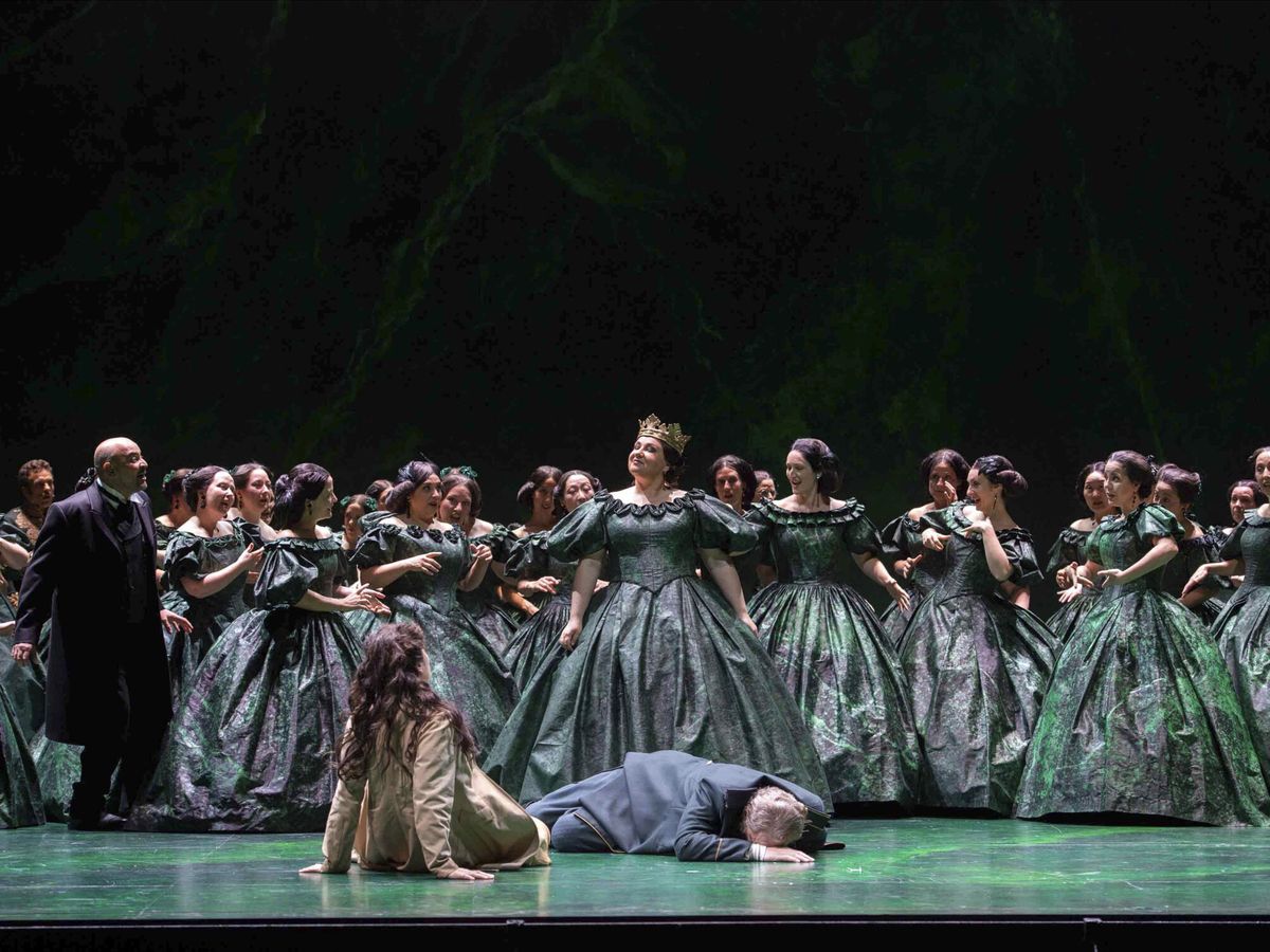 Foto: Ensayo de "Nabucco" en el Teatro Real. (EFE/ Teatro Real/ Monika Rittershaus)
