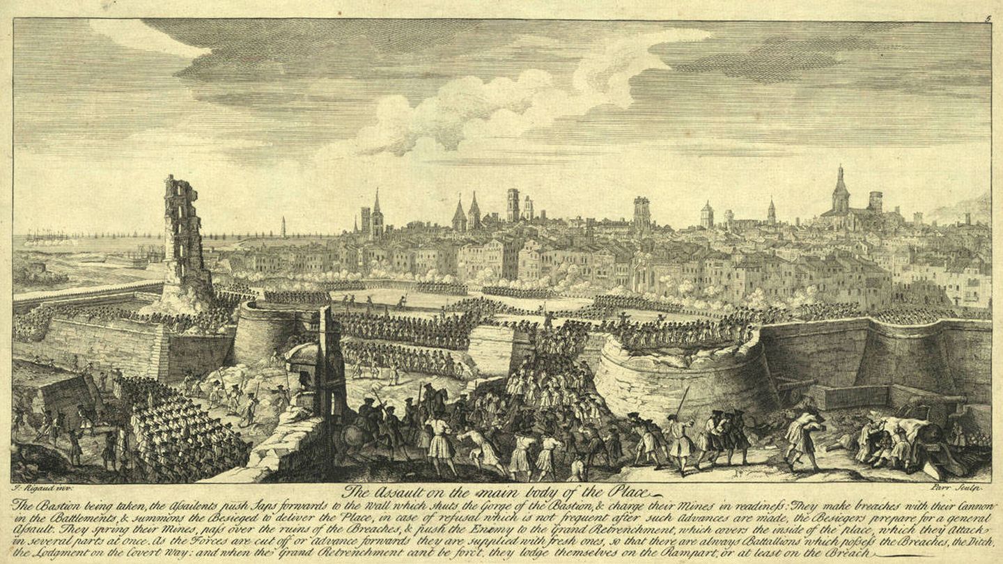 Sitio de Barcelona de 1714. (Wikimedia Commons)
