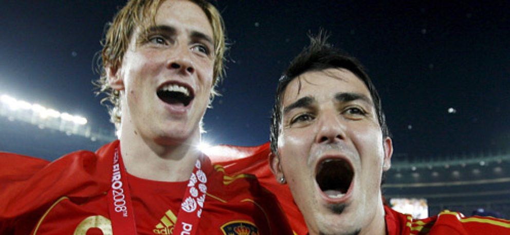 Foto: Fernando Torres y David Villa son elegidos como la mejor pareja atacante del mundo