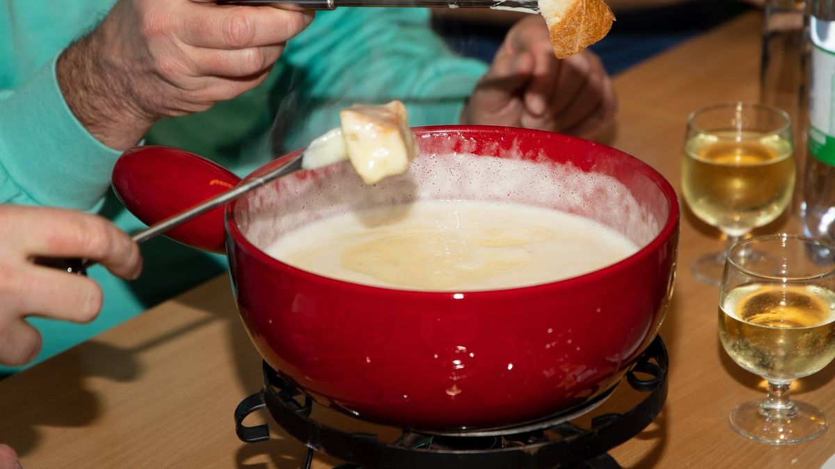 YJYQ Juego de fondue para fondue de acero inoxidable quemador portátil para fondue de queso de chocolate 