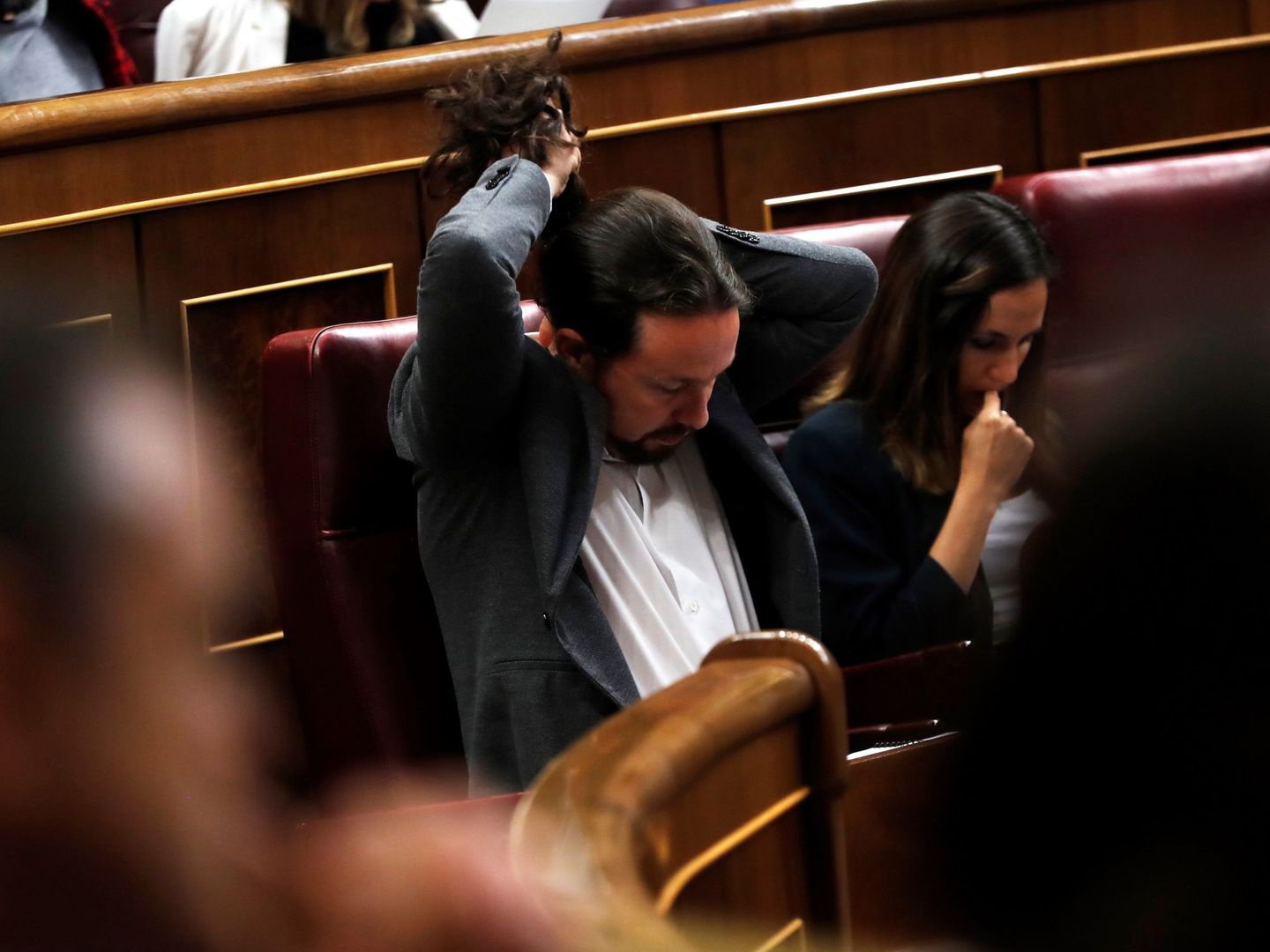 Pablo Iglesias, en el Congreso de los Diputados. (EFE)