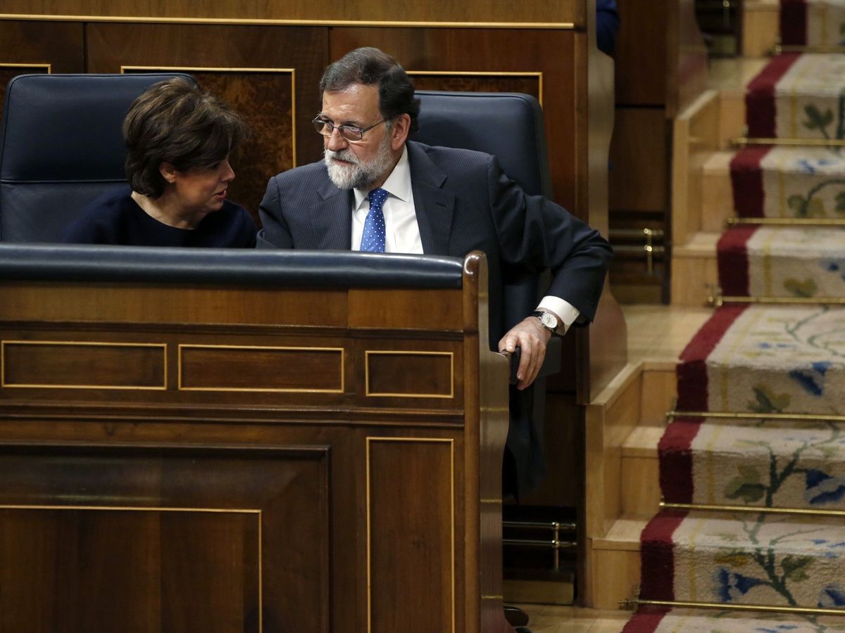 Foto: Imagen de archivo de Mariano Rajoy y Soraya Sáenz de Santamaría. (EFE)