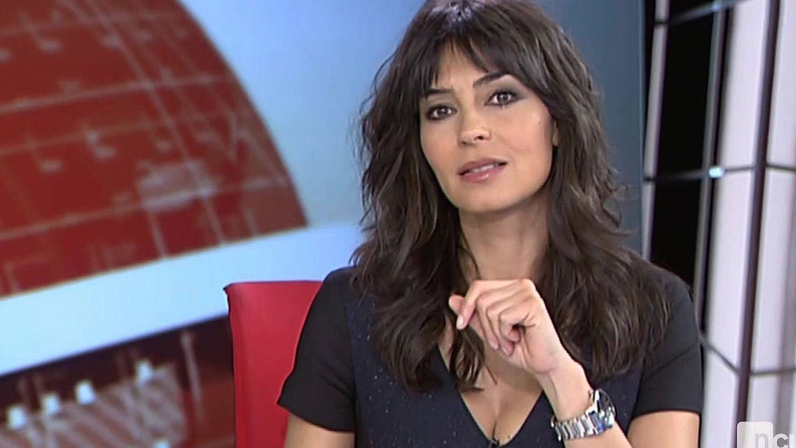Foto: Marta Fernández pasa al informativo matinal de Telecinco