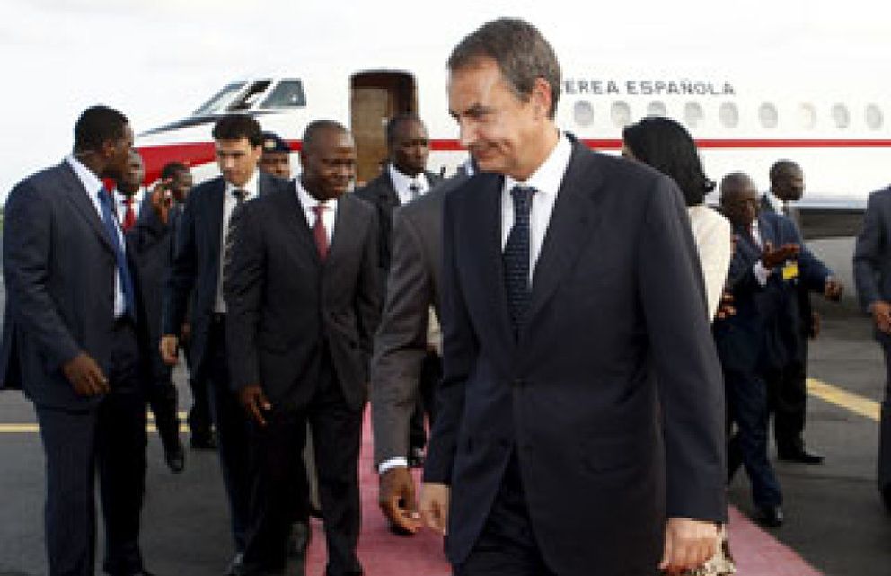Foto: El avión en el que Zapatero tenía que regresar de Togo aborta el despegue por un fallo en el indicador de velocidad