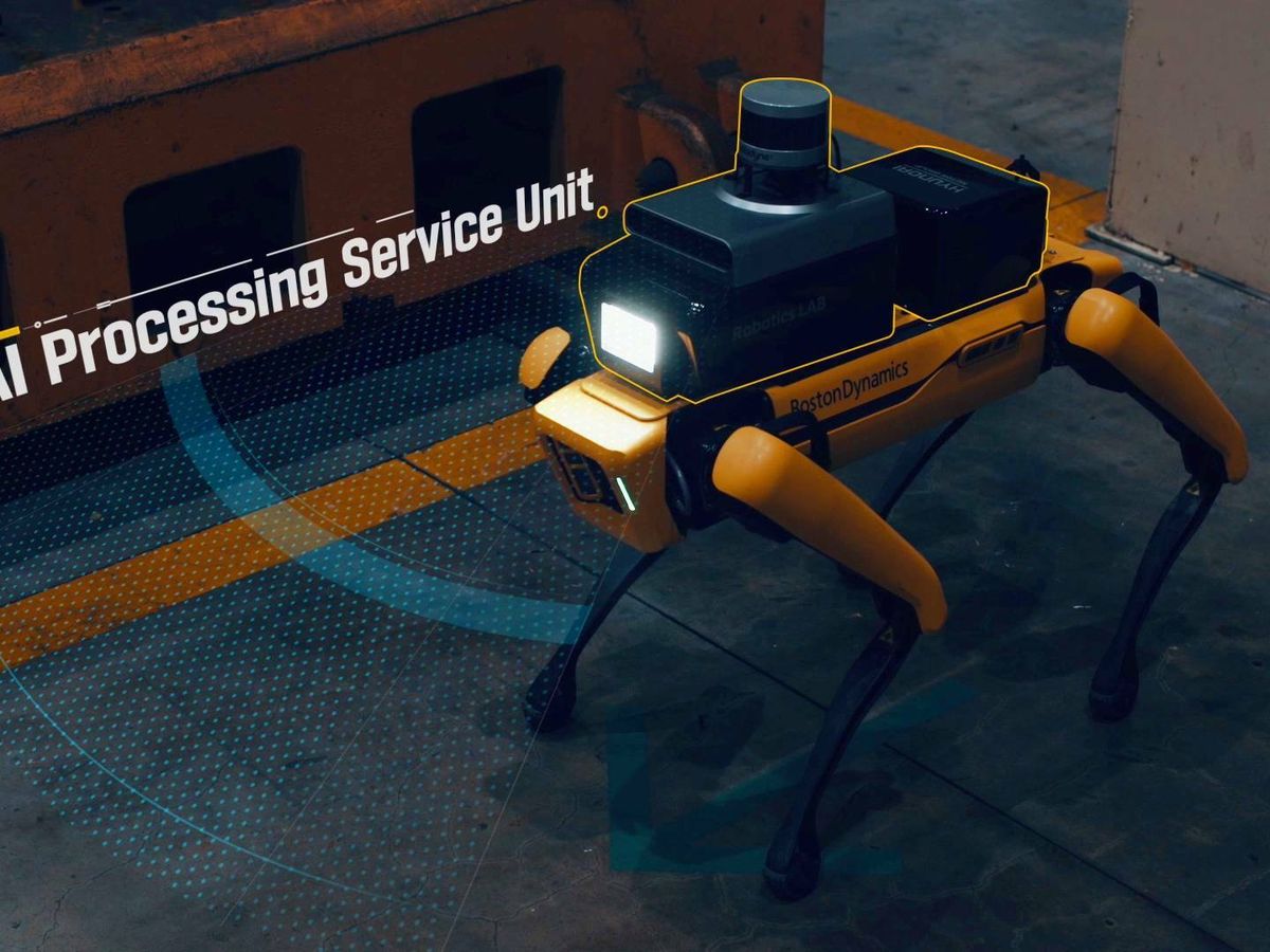 Foto: El robot 'Spot', de Boston Dynamics, hará de vigilante de seguridad nocturno en una planta de Kia en Corea del Sur.