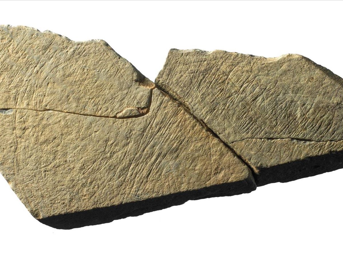 Foto: Un ejemplo de roca encontrada en Jersey. Foto: Twitter