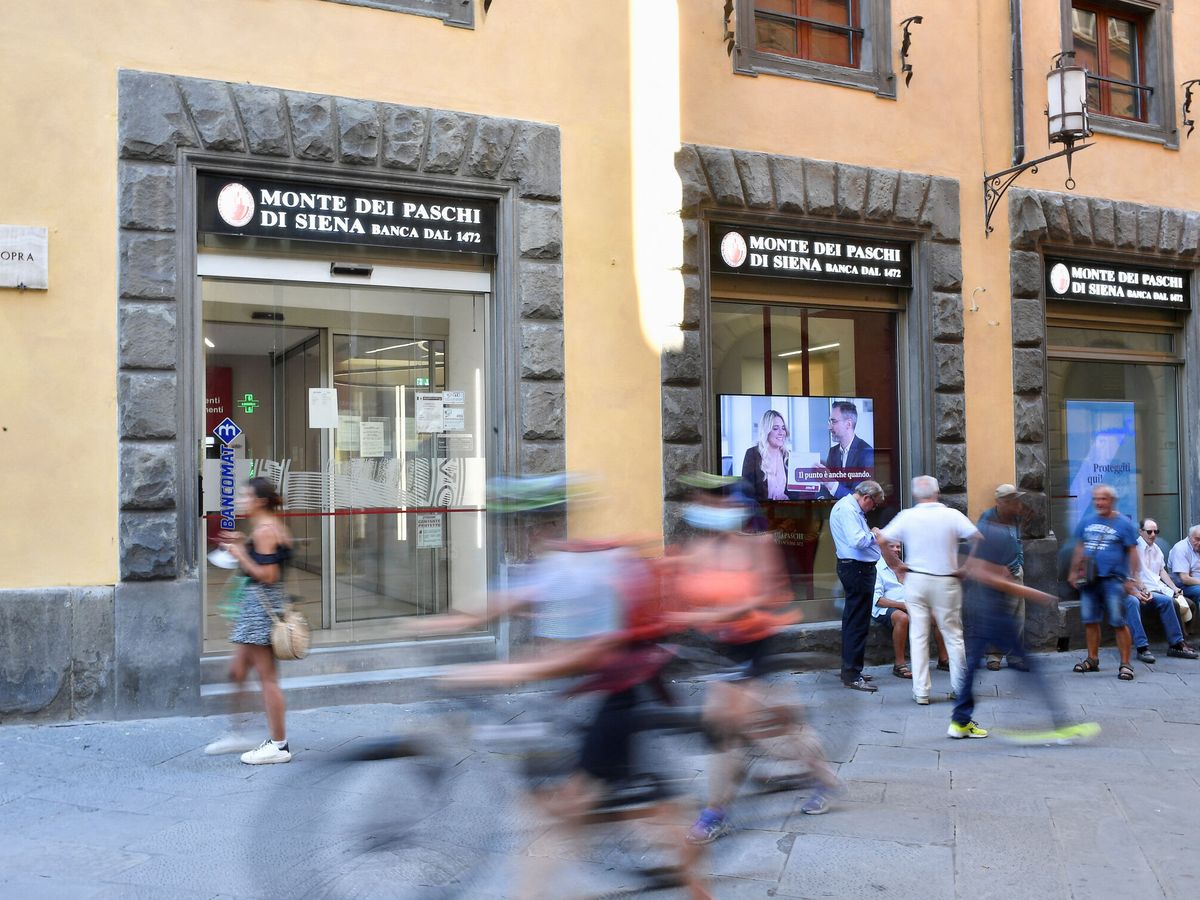 Foto: Sucursal de Banca Monte dei Paschi. (Reuters/Jennifer Lorenzini)