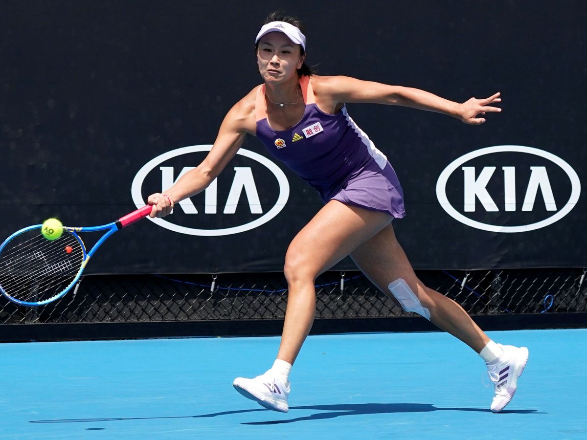 Foto: La tenista en acción durante un partido en el Open de Australia, en 2020. (Reuters/Kim Hong-Ji)