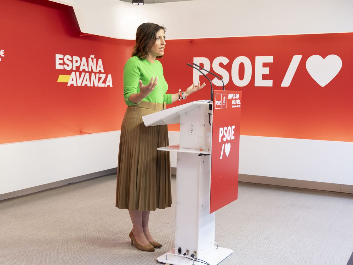 Foto: La portavoz de la Ejecutiva Federal del PSOE, Esther Peña. (EFE/PSOE)