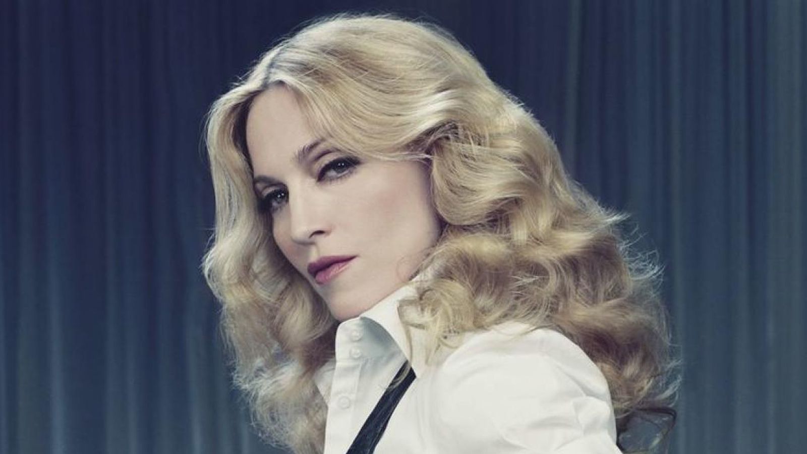 Foto: Madonna en la grabación de uno de sus videoclips
