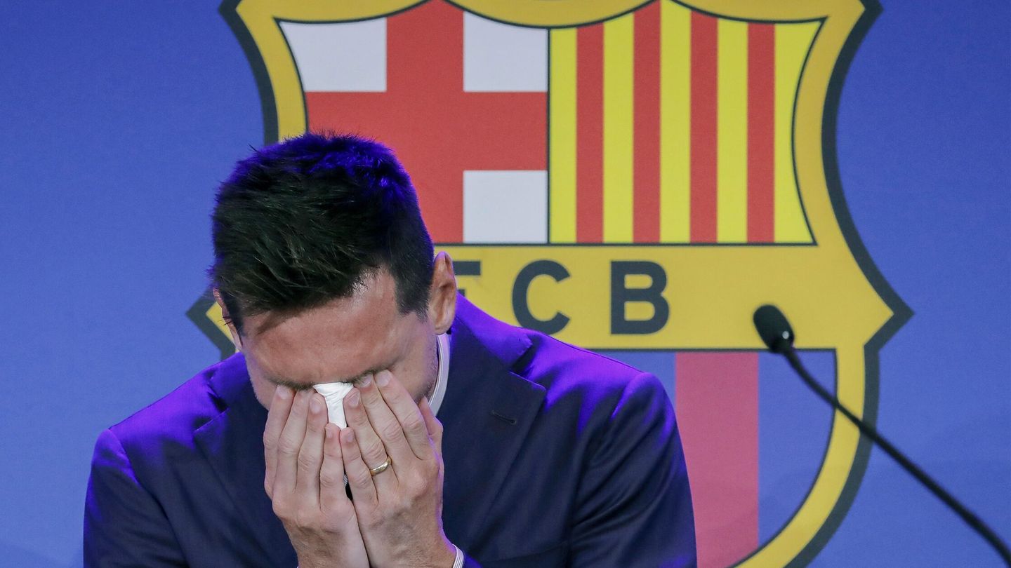 Los Messi no olvidan la traición de Laporta. (EFE/Andreu Dalmau)
