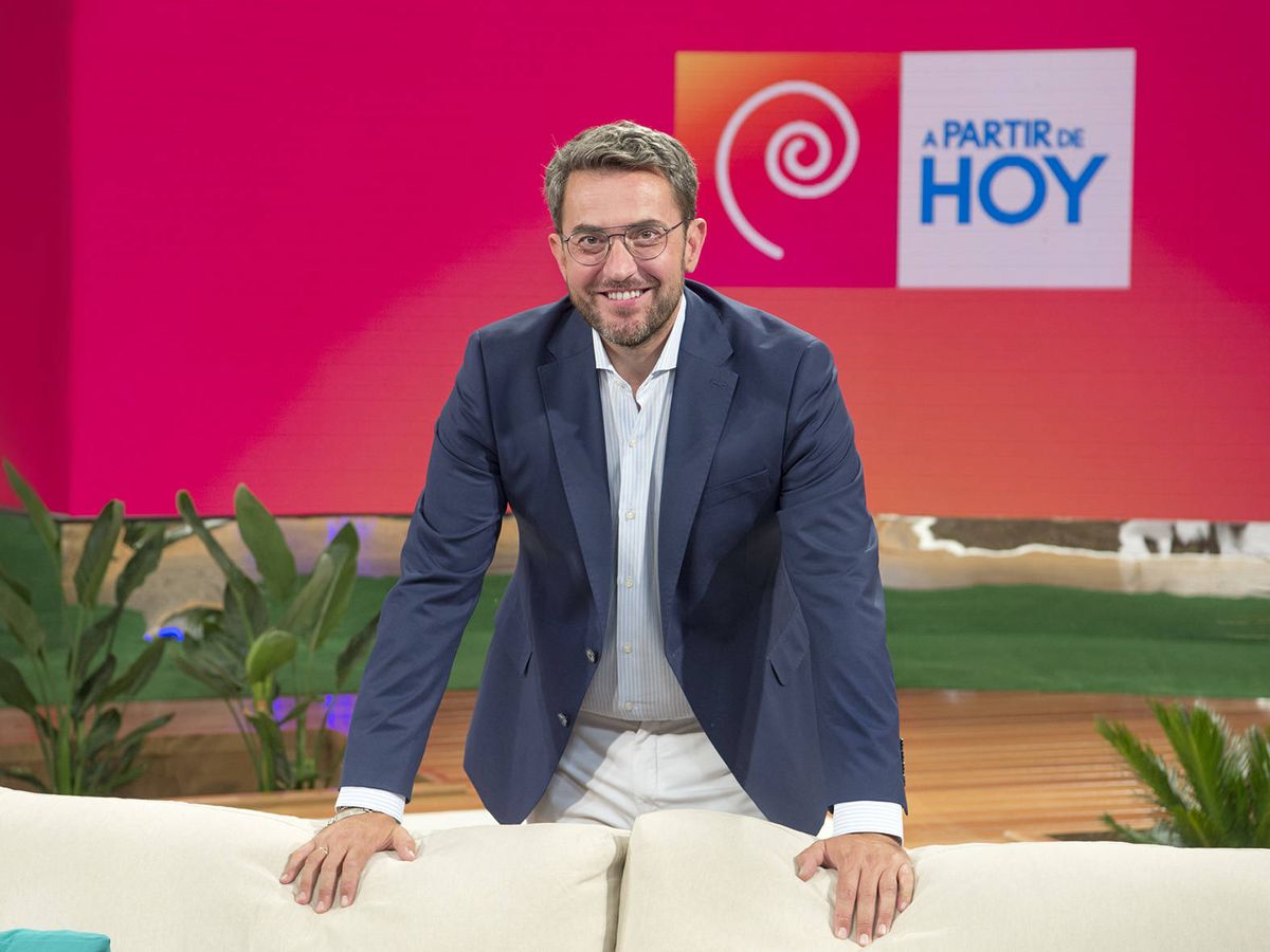 Foto: Máximo Huerta, en el programa 'A partir de hoy'. (RTVE)
