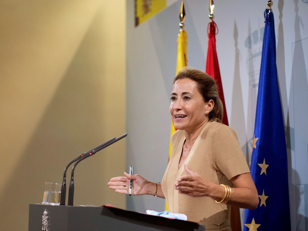 Foto: La ministra de Transportes, Movilidad y Agenda Urbana, Raquel Sánchez. (EFE) 