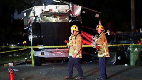 17 heridos por una explosión controlada en Los Ángeles en un camión de policía