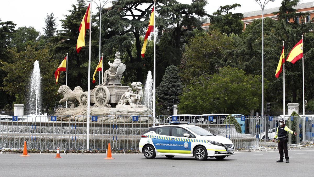 La Cibeles vallada: protegen el templo merengue por si el Real Madrid gana la Liga
