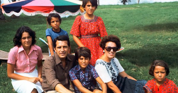 Foto: Adolfo Suárez, en familia. (Getty)