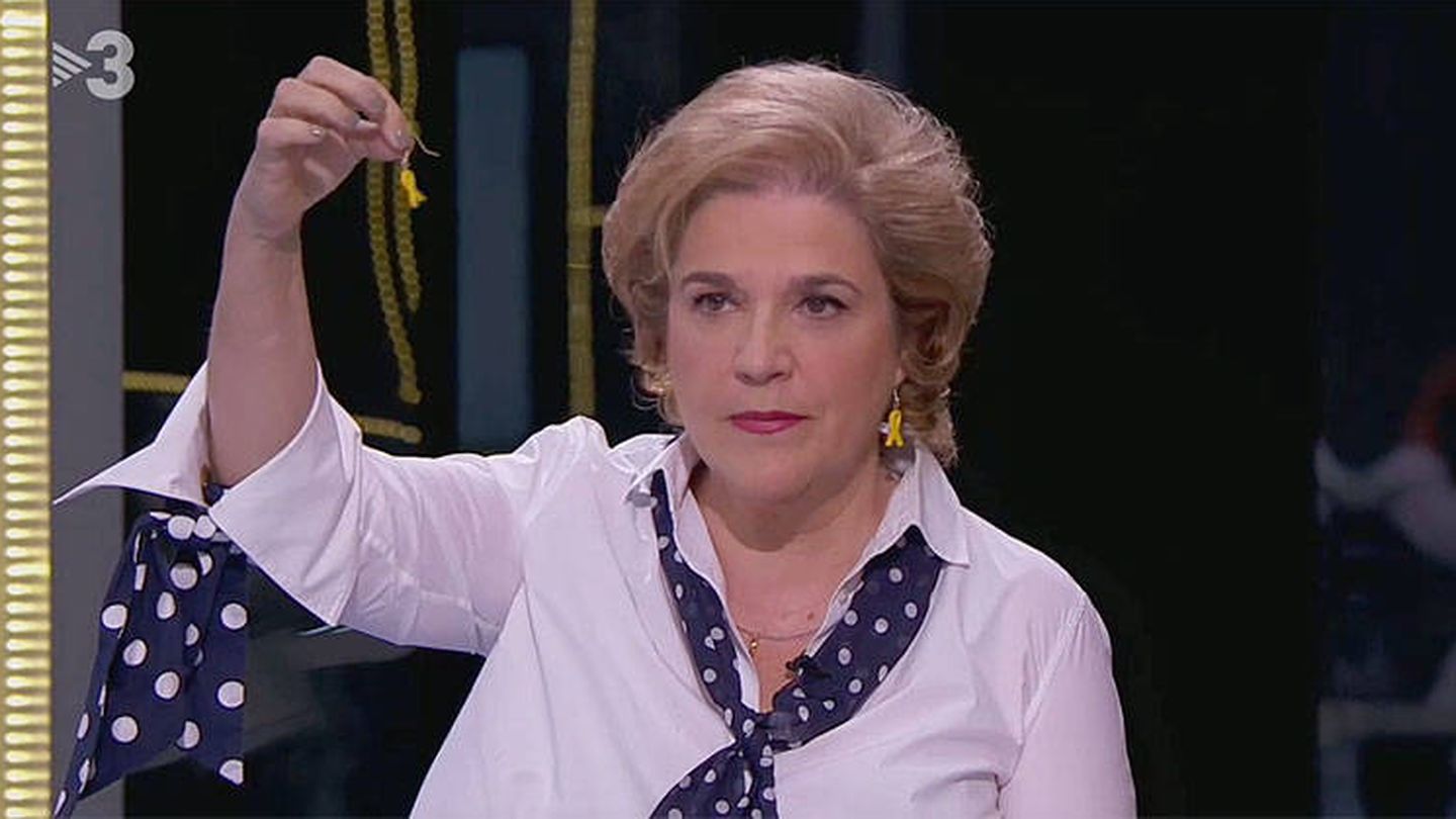 Pilar Rahola, en TV3. (CCMA).