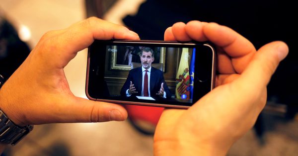 Foto: Discurso del rey tras el referéndum (Reuters)