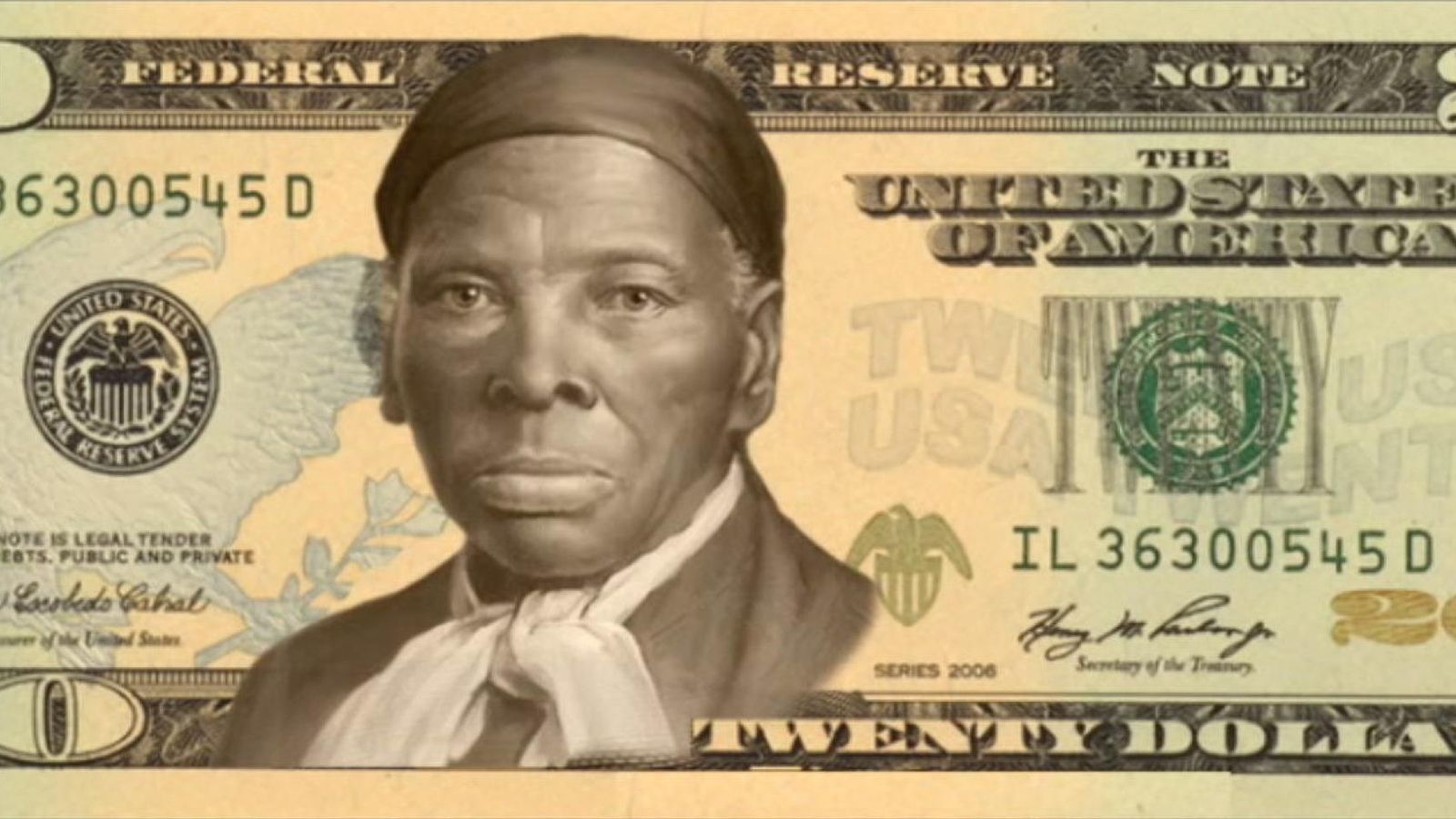 Foto: Así quedará Harriet Tubman en los billetes de 20 dólares (EFE)