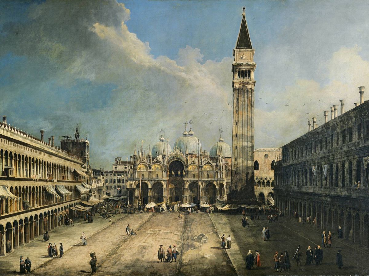 Foto: La Piazza di San Marco. Canaletto. 1723