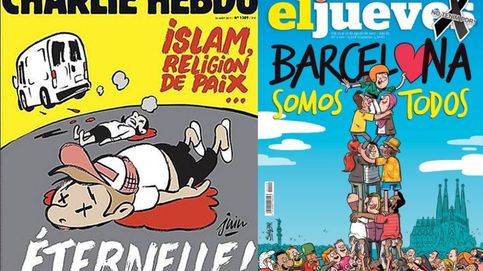 Aplausos a la portada de 'El Jueves' y críticas a 'Charlie Hebdo'