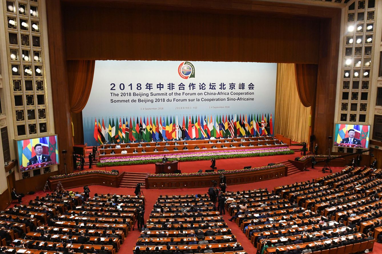 Ceremonia de apertura del Foro de Cooperación China-África en Pekín, el 3 de septiembre de 2018. (Reuters)