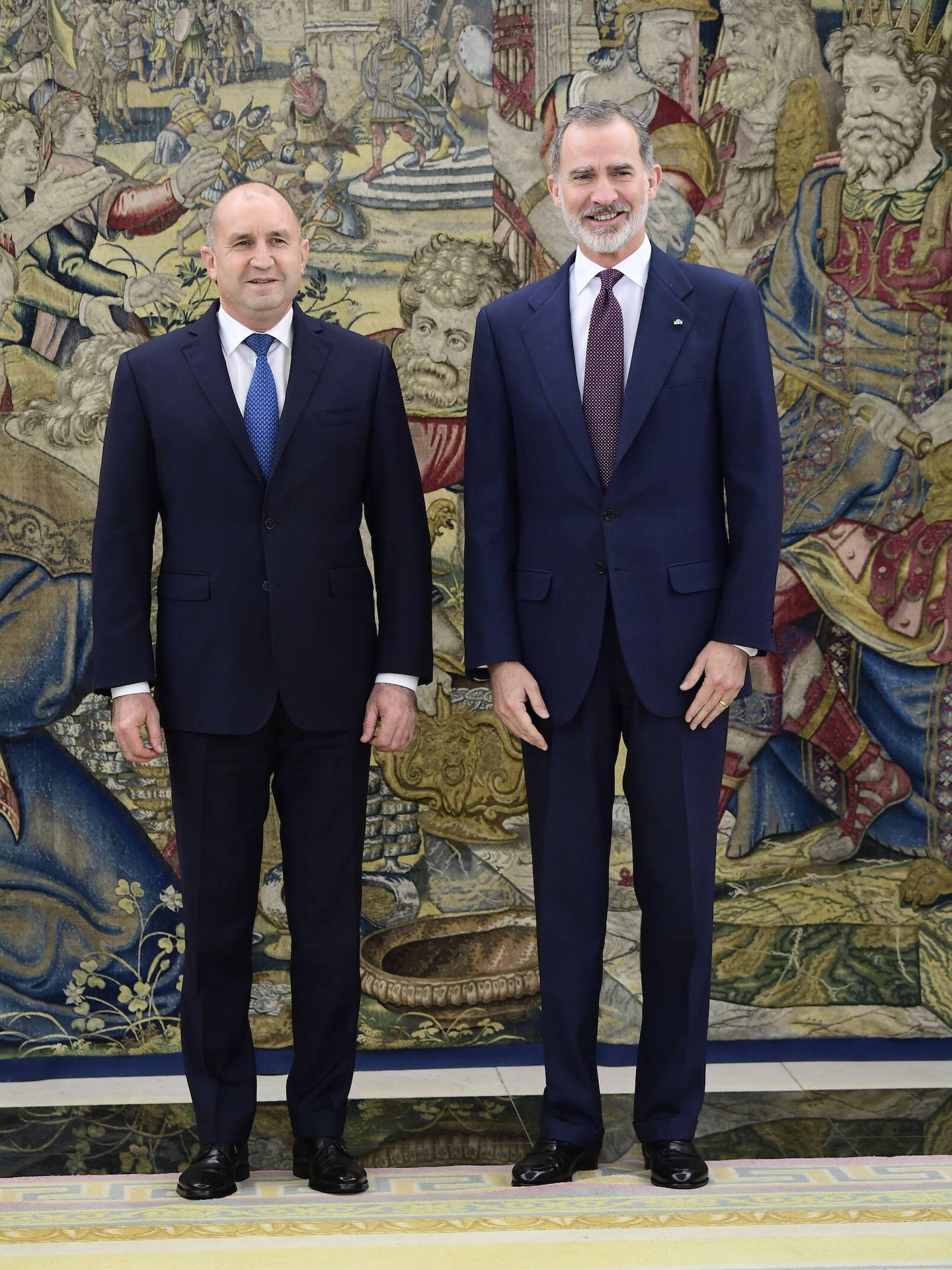 El rey Felipe, con el presidente de Bulgaria. (Limited Pictures)