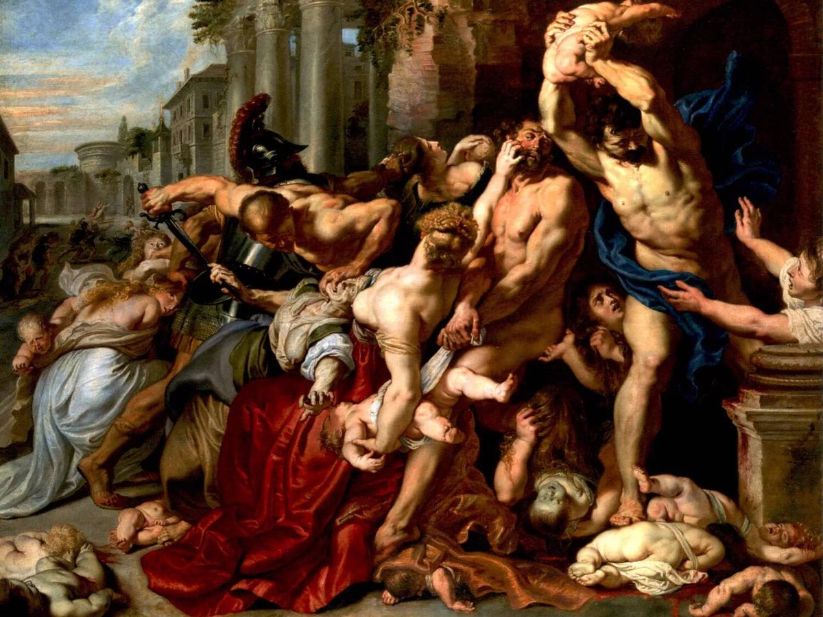 Foto: 'La matanza de los inocentes', de Rubens. 