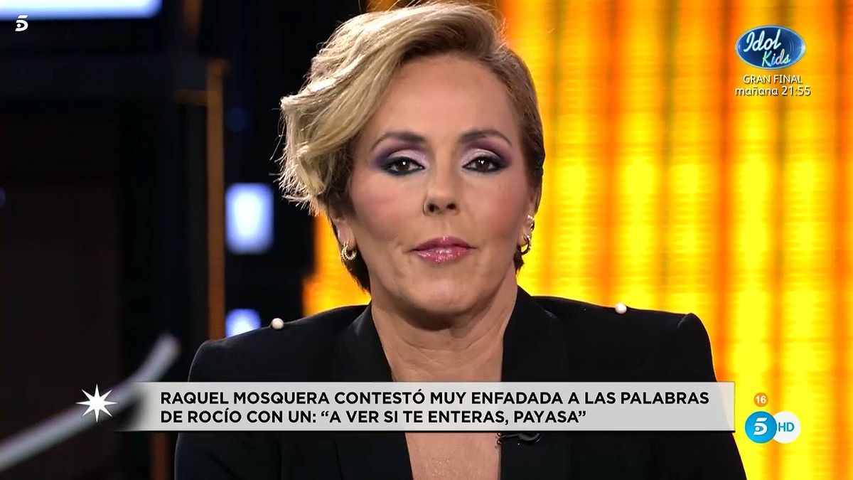 Rocío Carrasco, implacable ante la provocación de Raquel Mosquera