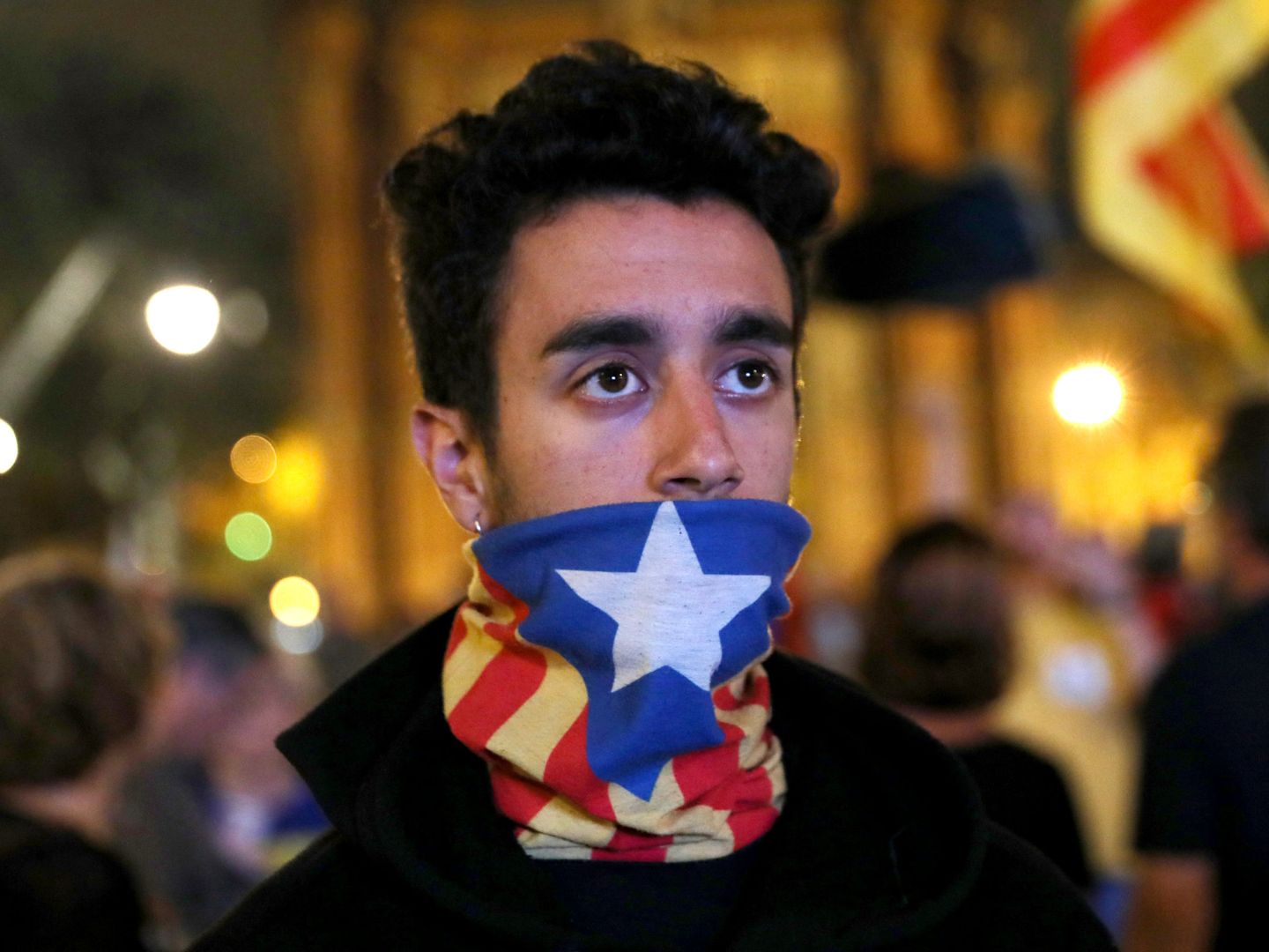 Y la tristeza al conocer que no se proclamará la república catalana (Reuters)