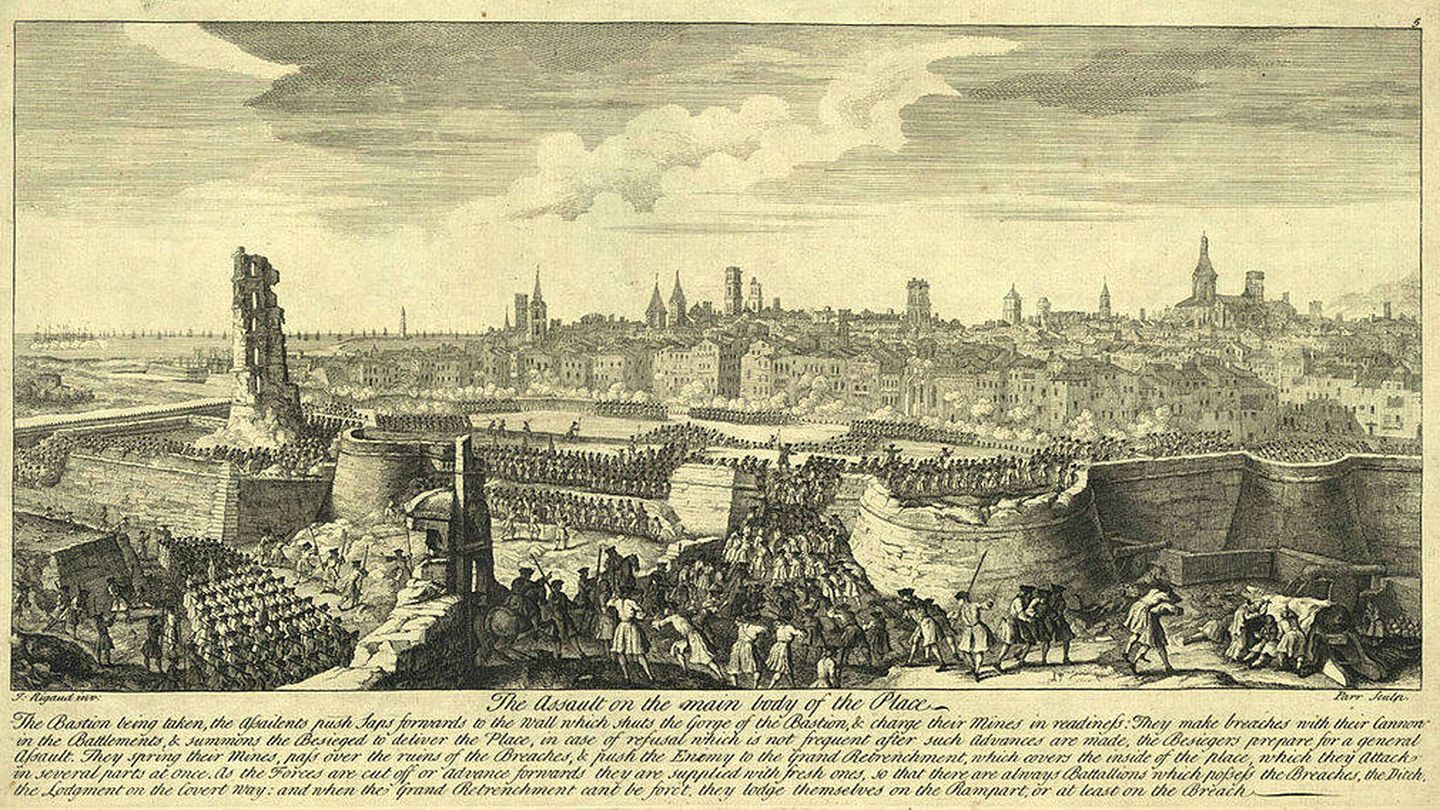 Asedio de Barcelona. Foto: Wikipedia