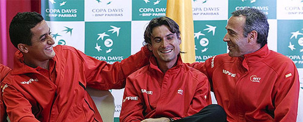Foto: Ferrer, Almagro, Granollers y López jugarán la semifinal de Copa Davis contra EEUU