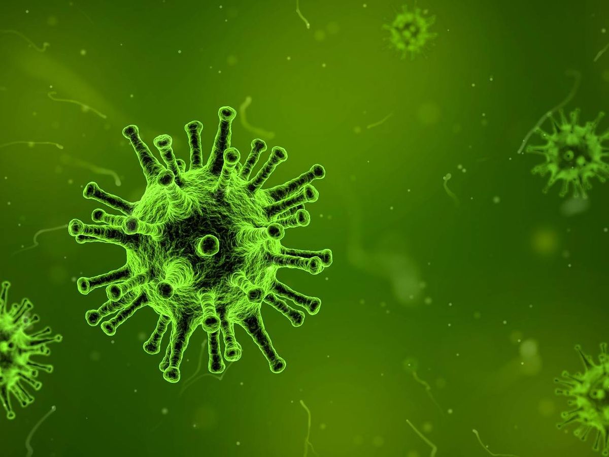 Foto: Simulación de un virus. (Pixabay)