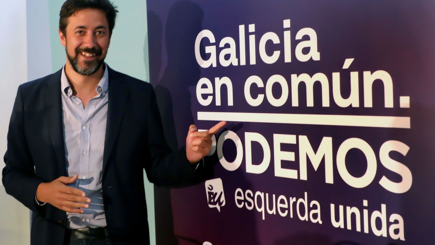 El candidato a la presidencia de la Xunta de Galicia de En Común-Anova Mareas, Antón Gómez-Reino (EFE)