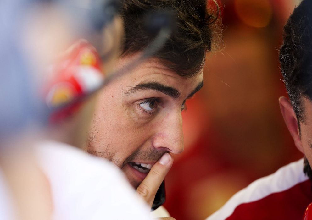 Foto: Alonso durante los primeros entrenamientos libres del GP de Hungría