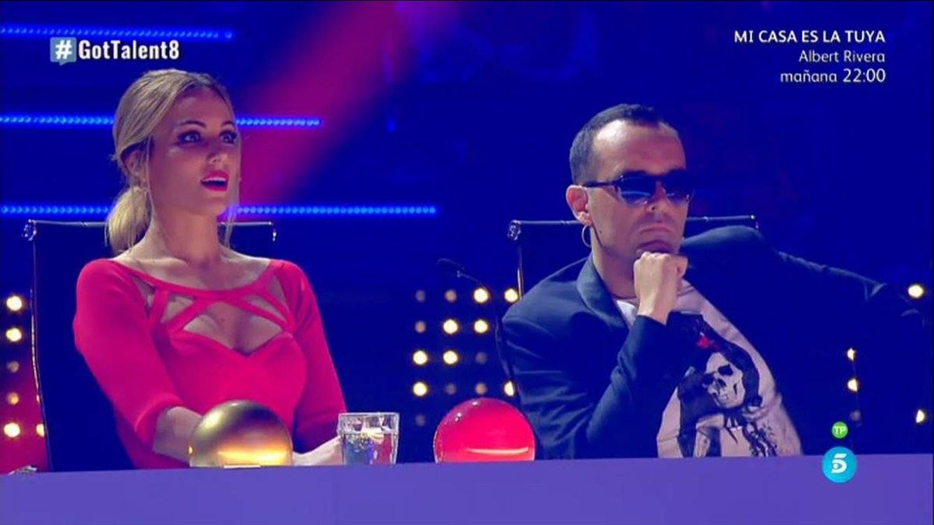 Foto: Edurne y Risto Mejide, en la semifinal de 'Got Talent España'