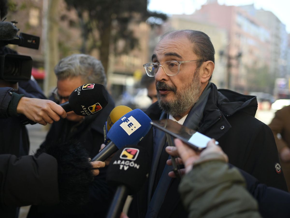 Foto: El expresidente de Aragón y líder del PSOE, Javier Lambán. (EP/Marcos Cebrián)