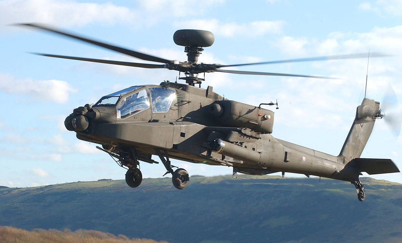 Un helicóptero AgustaWestland Apache. (Foto: Wikimedia Commons)