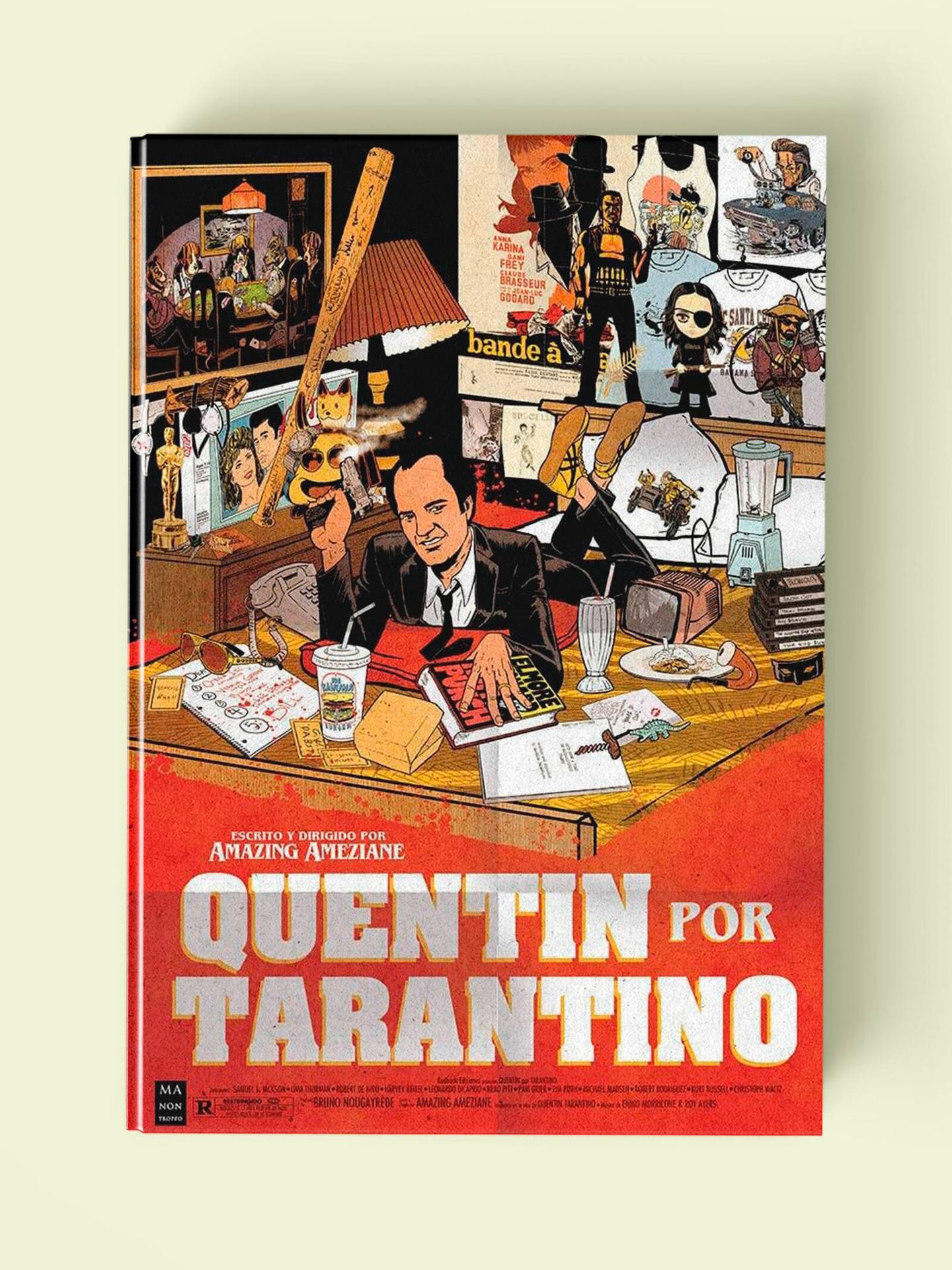 Portada de 'Quentin por Tarantino', de Amazing Ameziane.