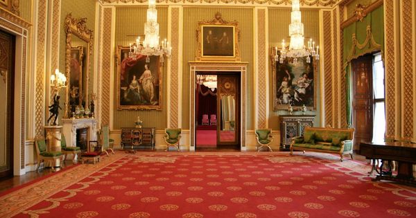 Foto: Uno de los salones enmoquetados del Palacio de Buckingham.