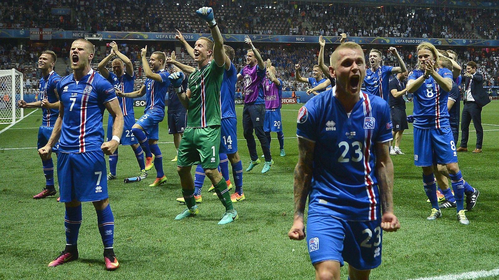 Foto: Islandia es la gran sorpresa de la Eurocopa (Tibor Illyes/EFE/EPA)