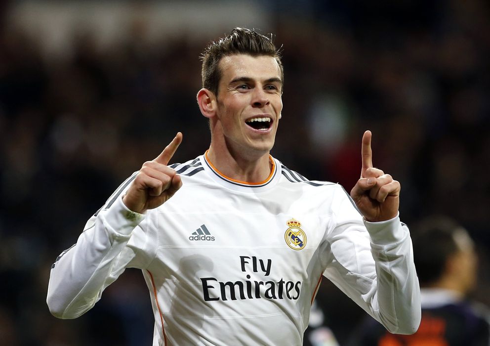 Foto: El galés Gareth Bale celebra un gol con el Real Madrid.