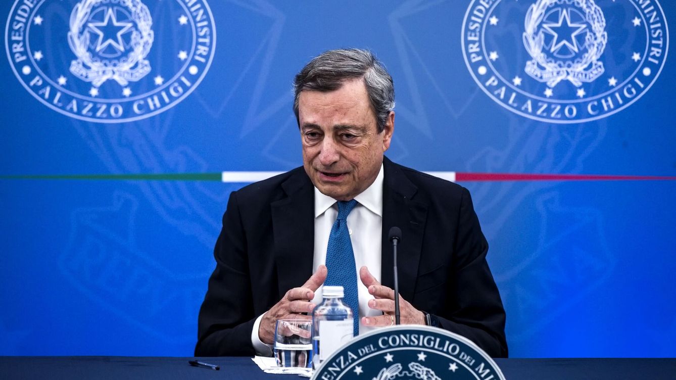 Foto: El hasta ahora primer ministro italiano, Mario Draghi. (EFE/Angelo Carconi)