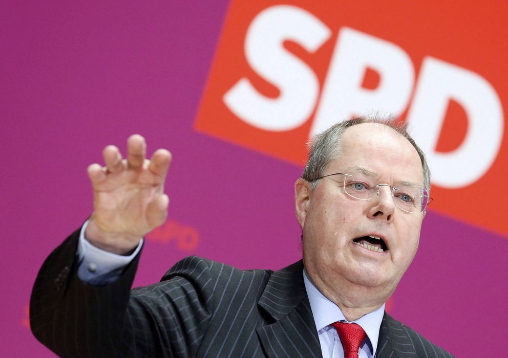 Foto: Peer Steinbrück, candidato del Partido Socialdemócrata alemán a la cancillería (Efe). 